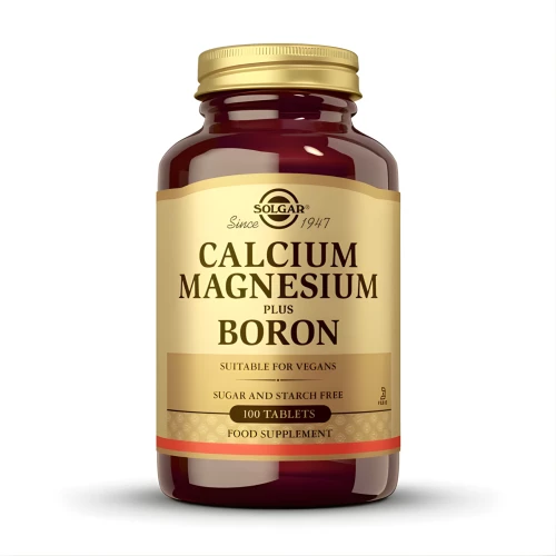 Solgar - Wapń Magnez Bor - 100 tabletek